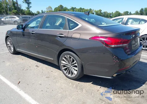 2015 Hyundai Genesis 3.8 z USA, uszkodzony, nr VIN KMHGN4JE7FUO91430